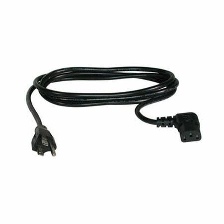 FASTTRACK 6Ft Universal Right Angle Power Cord Iec320C13 R-A To Nema 5-15P FA56920